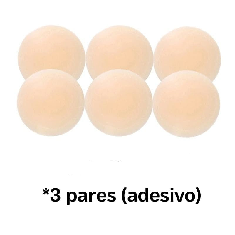 Adesivo de Silicone Ultrafino para Seios - Protetor de Mamilos