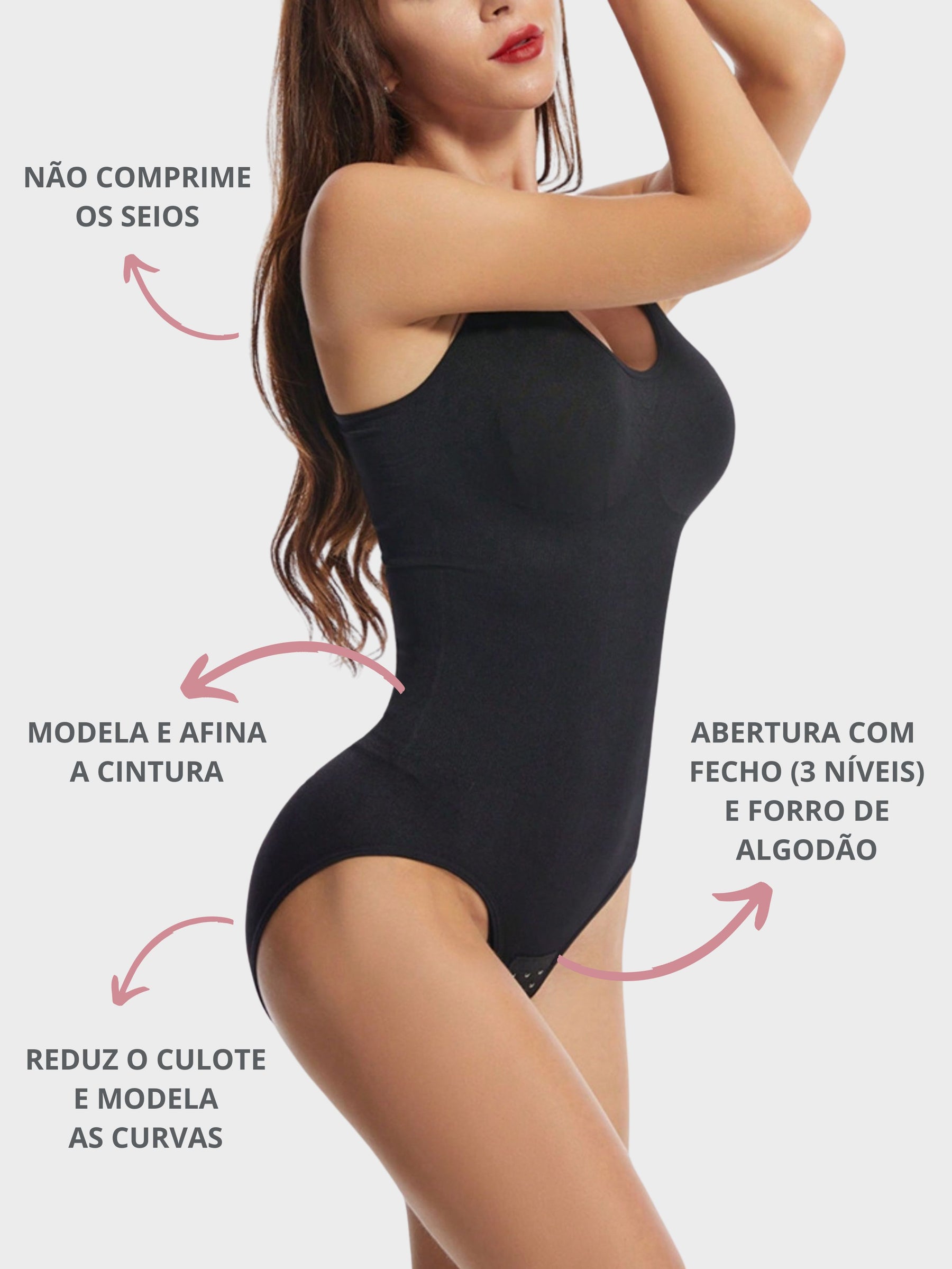 Body Modelador Countorn Slim (modelo tanga)