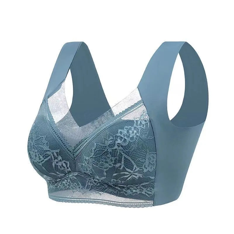 Kit Promocional Sutiã Helena - Plus Size (sem aros e com renda elegante)