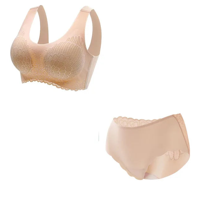 Conjunto Sutiã e Calcinha Extremo Conforto, sem aros e sem costuras.
