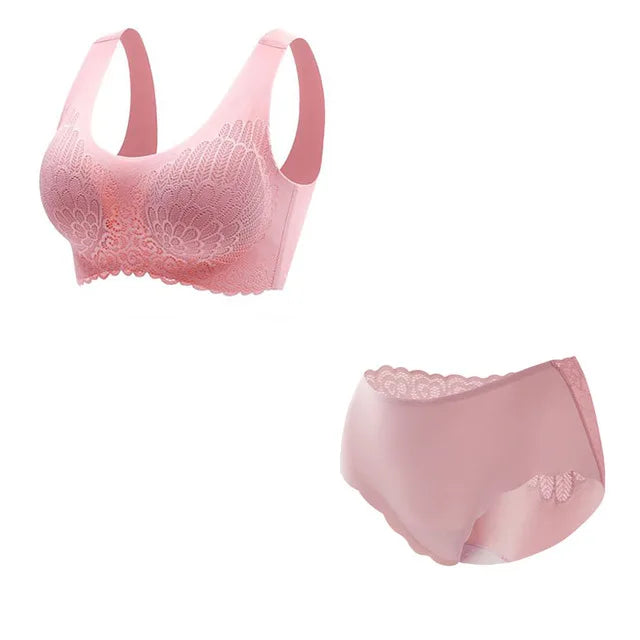 Conjunto Sutiã e Calcinha Extremo Conforto, sem aros e sem costuras.