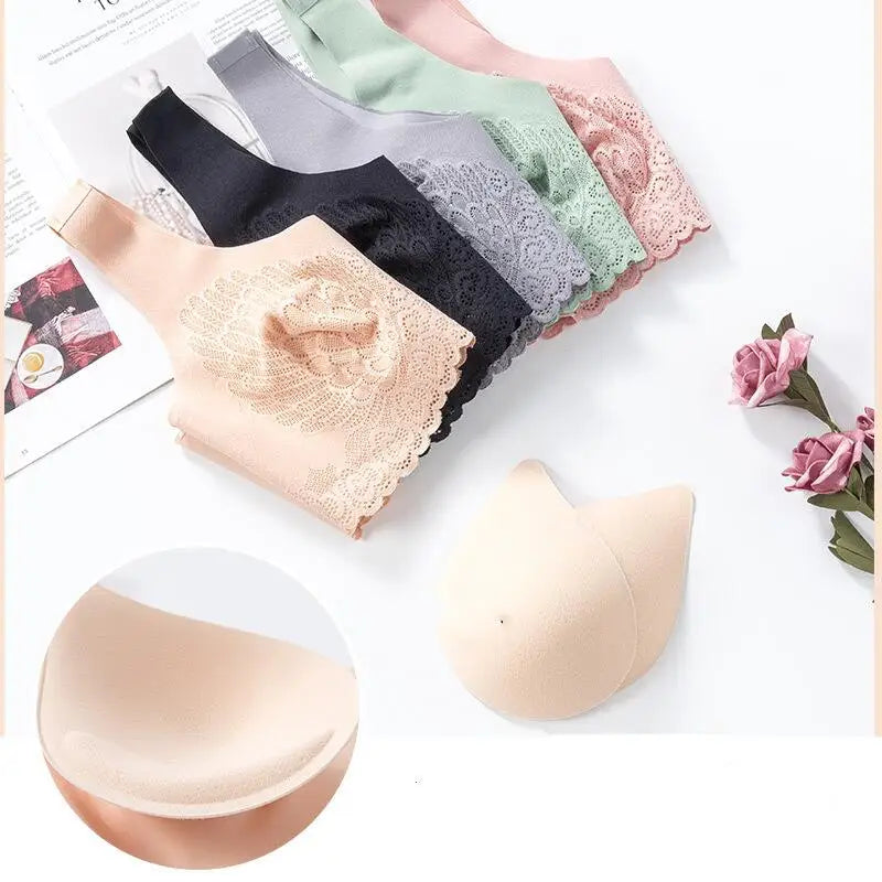 Conjunto Sutiã e Calcinha Extremo Conforto, sem aros e sem costuras.