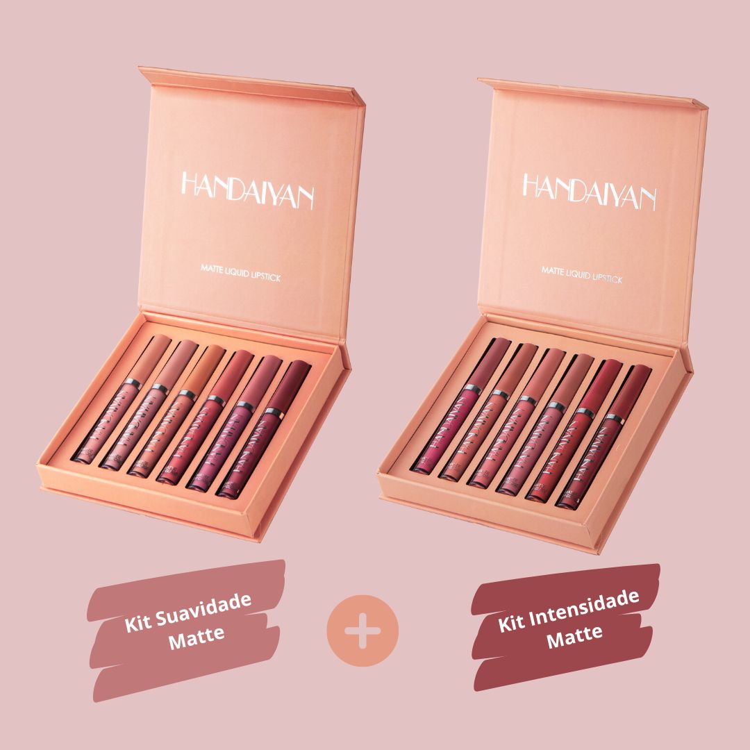 Kit Batom Líquido Matte Ellegance®️ (6 unidades por Kit)