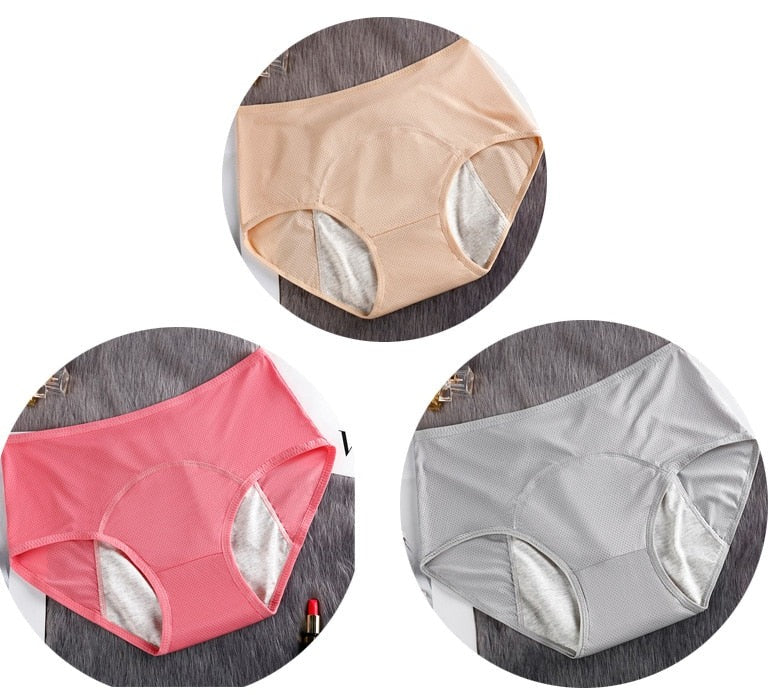 Calcinha Anti-Vazamento Protector - Kit com 3 unidades