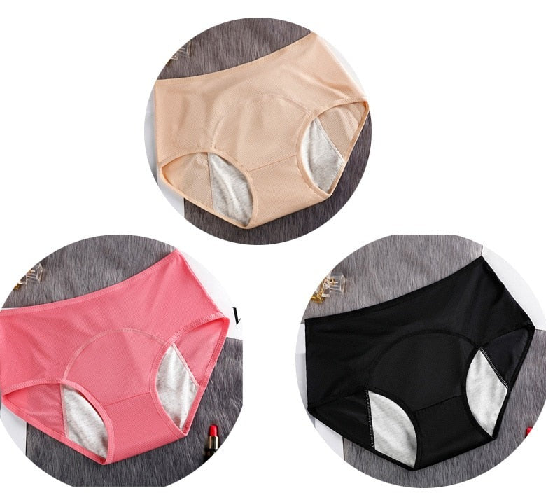 Calcinha Anti-Vazamento Protector - Kit com 3 unidades