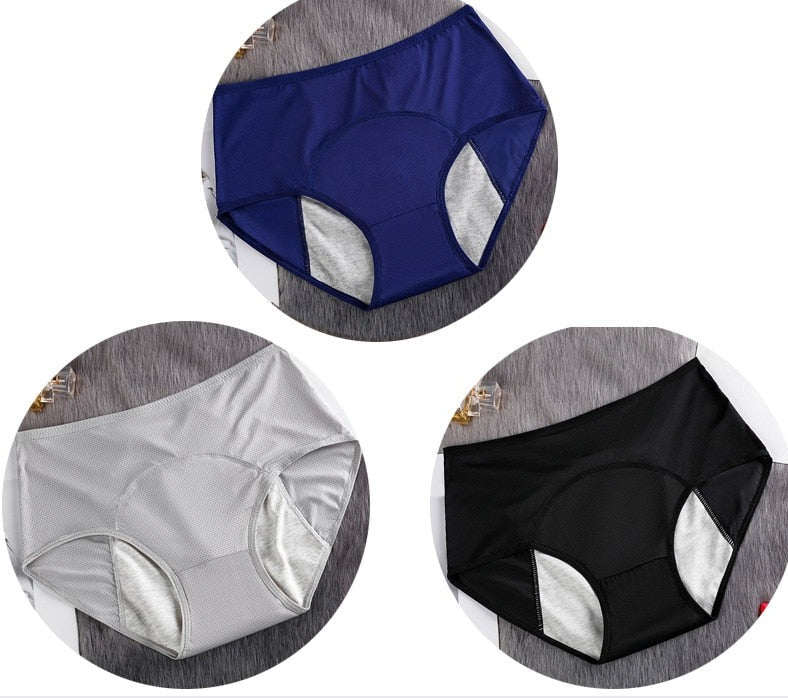 Calcinha Anti-Vazamento Protector - Kit com 3 unidades