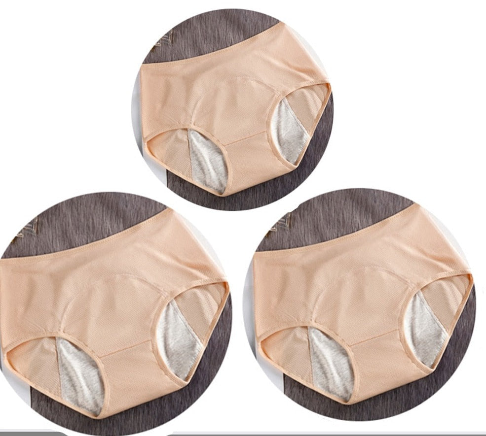 Calcinha Anti-Vazamento Protector - Kit com 3 unidades