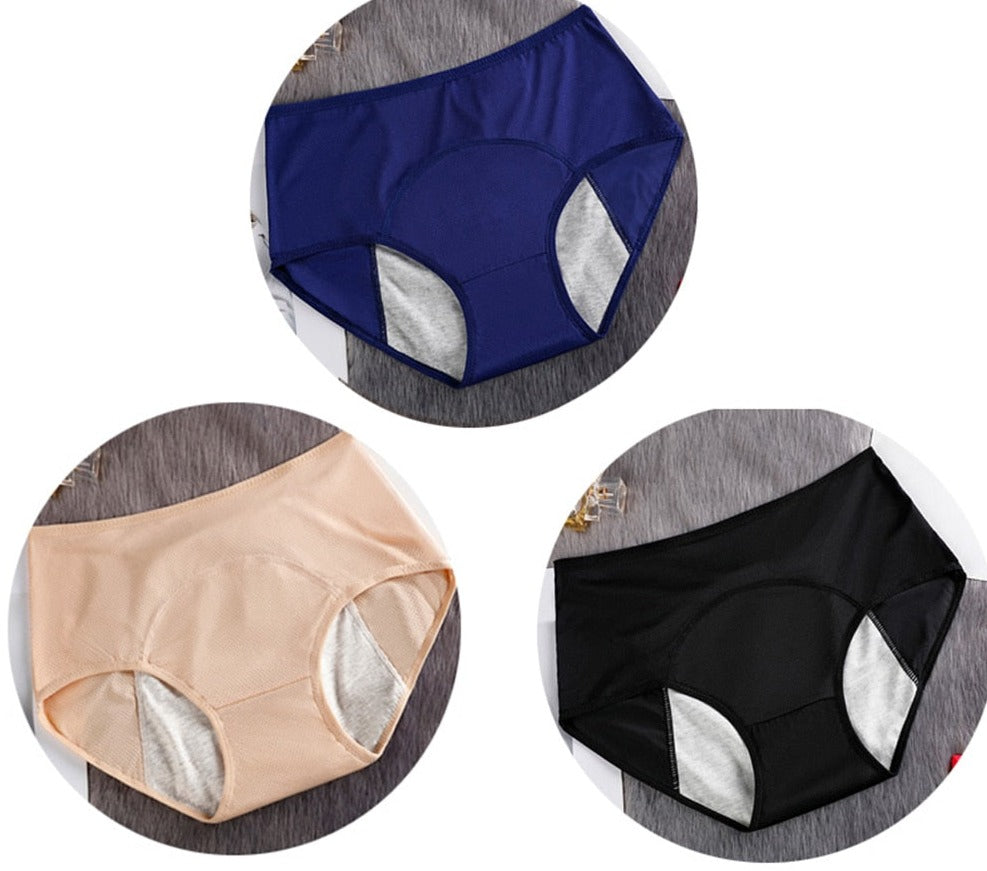 Calcinha Anti-Vazamento Protector - Kit com 3 unidades