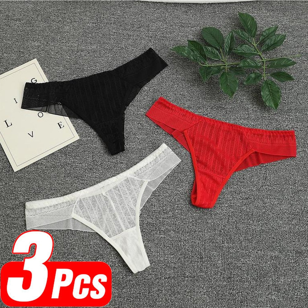 Calcinha em Renda Confort (Kit Compre 2 - Leve 3)