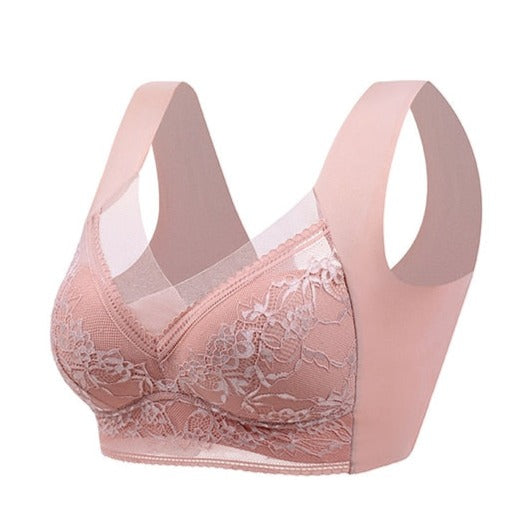 Sutiã Helena em Renda e sem Aros, disponível do tamanho 38 ao 50.