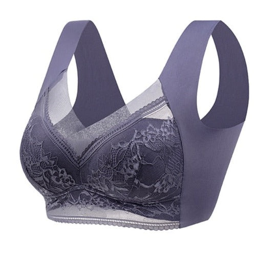 Sutiã Helena em Renda e sem Aros, disponível do tamanho 38 ao 50.