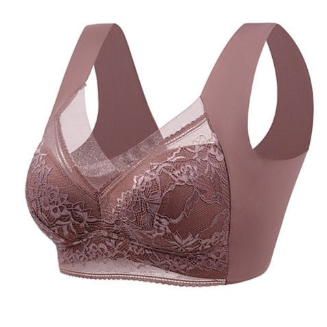 Sutiã Helena em Renda e sem Aros, disponível do tamanho 38 ao 50.