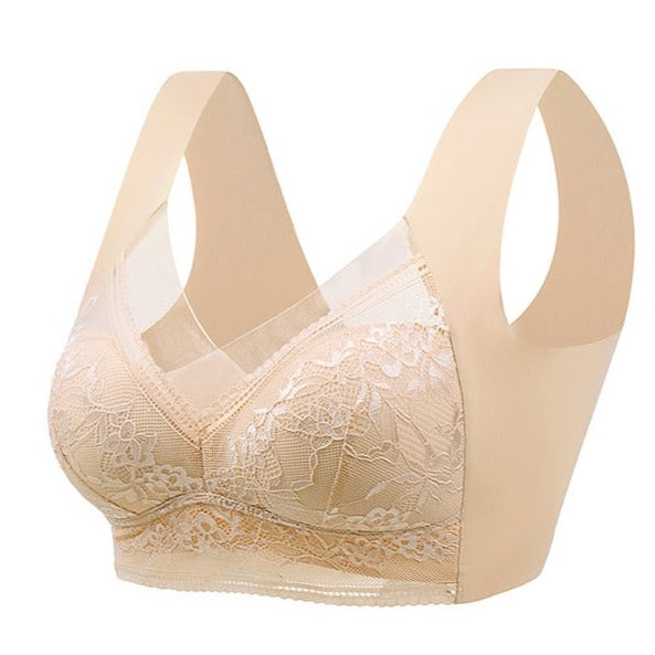 Sutiã Helena em Renda e sem Aros, disponível do tamanho 38 ao 50.