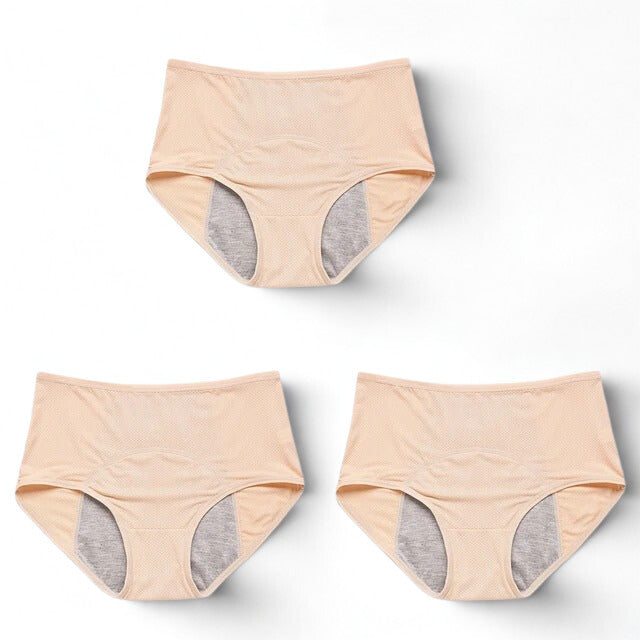 Calcinha Anti-Vazamento Protector - Kit com 3 unidades