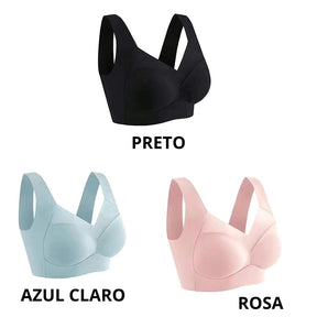 Sutiã Sem costura, com detalhes em tule, sem aros e sem fechos. Não marca nas roupas.
