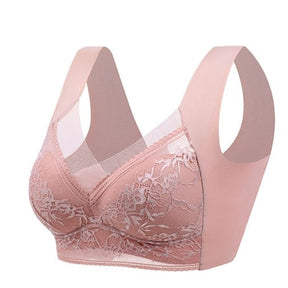 Sutiã Helena em Renda e sem Aros, disponível do tamanho 38 ao 50.